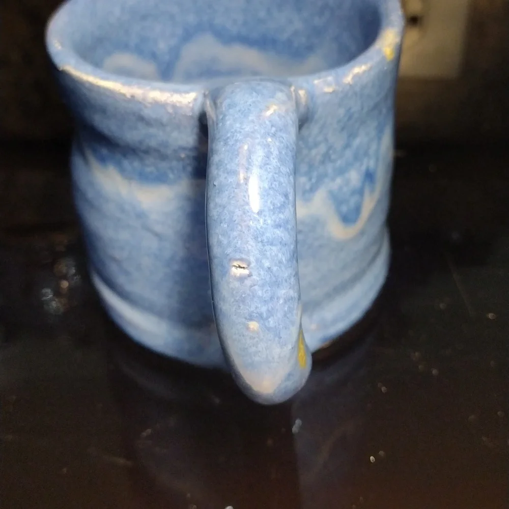Blue Hand Built Mug/Cup